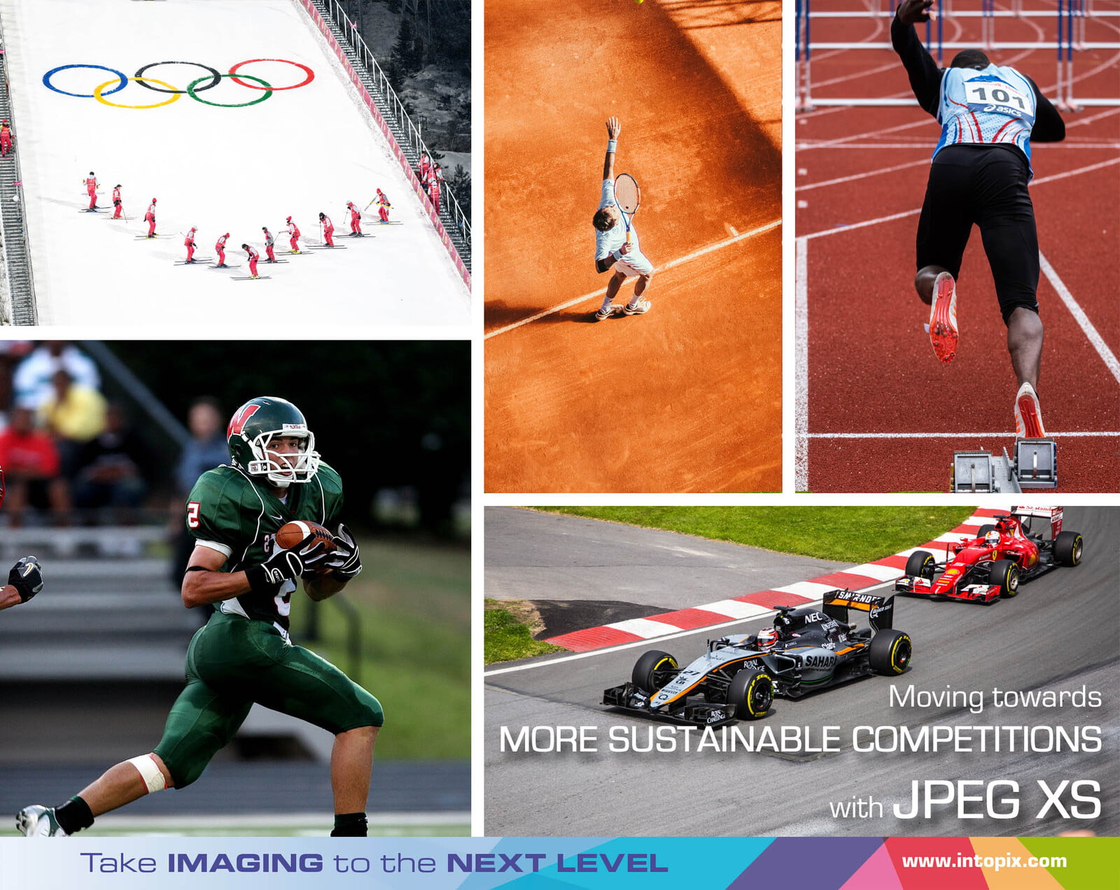 JPEG XS를 사용한 원격 제작을 통해 보다 지속 가능한 스포츠 대회 개최 가능